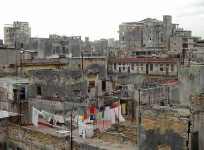 Vista de La Habana desde la azotea del escritor Antón Arrufat.