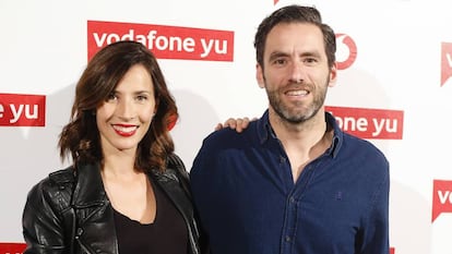 Bárbara Goenaga y Borja Sémper, en Madrid, en 2018.