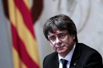 Ousted Catalan premier Carles Puigdemont.