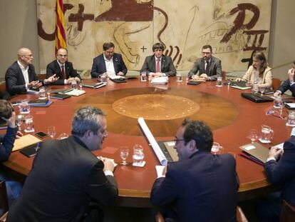 Reunió de Govern de la Generalitat de Catalunya.