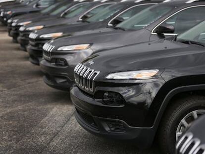 Veh&iacute;culos de la marca Jeep, pertenecientes al grupo Fiat Chrysler.