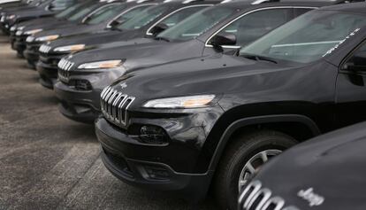 Vehículos de la marca Jeep, pertenecientes al grupo Fiat Chrysler.