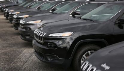 Veh&iacute;culos de la marca Jeep, pertenecientes al grupo Fiat Chrysler.