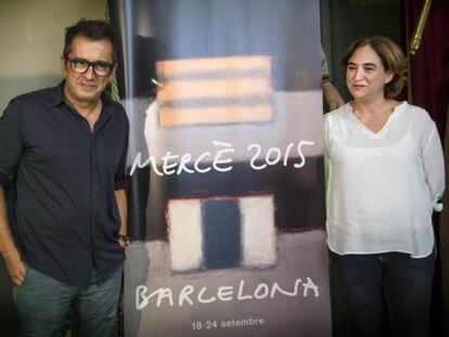 Andreu Buenafuente y Ada Colau, ese miércoles.