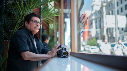 El fotógrafo Luis Baylon, retratado en 2021 en Madrid.