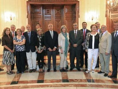 Visita de representantes del Cuerpo Consular a la sede de la Subdelegación del Gobierno, en Bilbao.