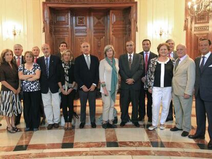 Visita de representantes del Cuerpo Consular a la sede de la Subdelegación del Gobierno, en Bilbao.