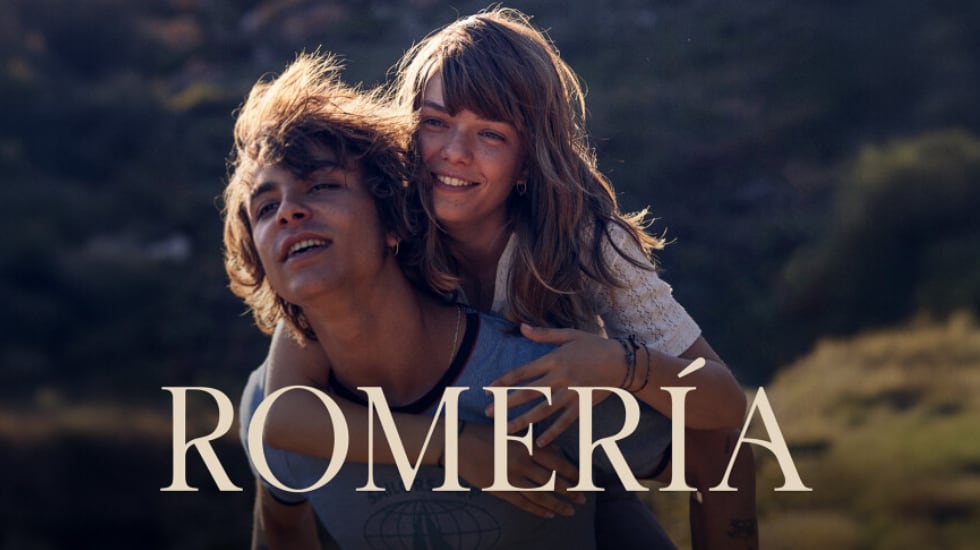 Cartel promocional de la película española 'Romería', nominada a los Premios Goya.