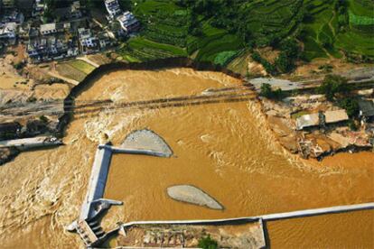 Daños causados en China por el tifón Bilis