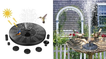 fuente solar para piscina