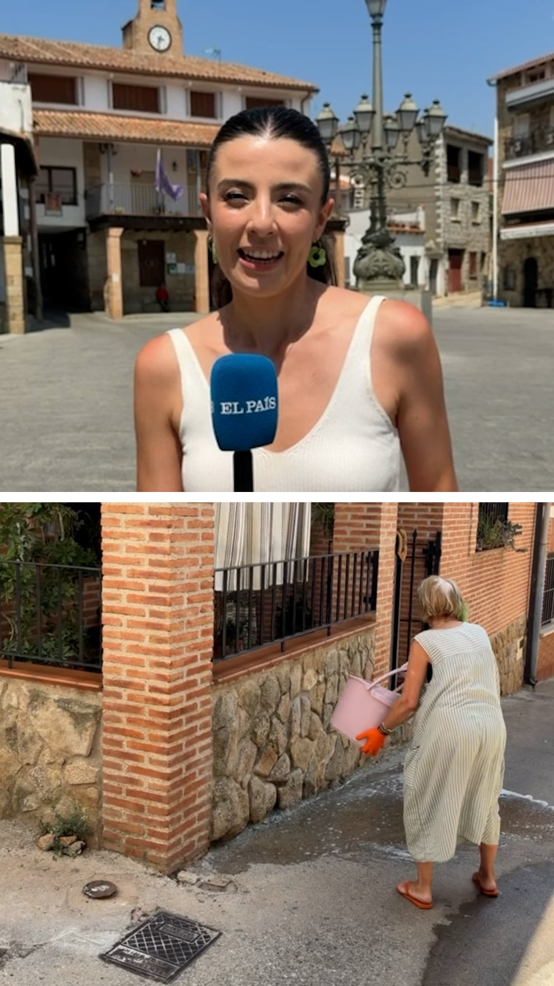 Los vecinos de Hinojosa de San Vicente y de Castillo de Bayuelas regresan a sus hogares: “Estás fuera de casa con el miedo de que pueda quemarse todo”