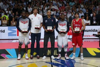 Gasol, elegido entre los cinco mejores del campeonato