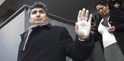 Cortés, a la salida del juzgado en marzo de 2013.