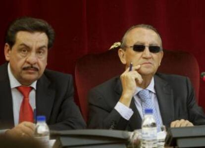 Francisco Martínez y Carlos Fabra, en sus días de vicepresidente y presidente de la Diputación de Castellón.