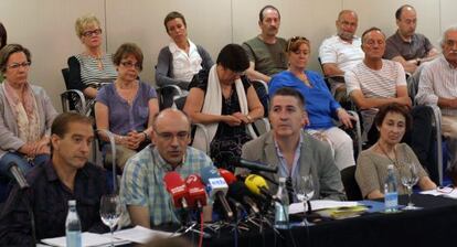 Un momento del acto de presentación de la Iniciativa Glencree celebrado el sábado en San Sebastián.