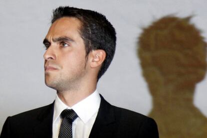 Alberto Contador, pictured last June.