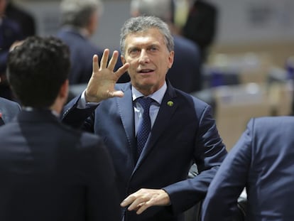 Macri na Cimeira de Segurança Nuclear em Washington o passado 1 de abril.