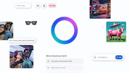 Imagen de la aplicación Meta AI