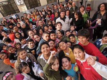 Encierro en el colegio público Palacio Valdés