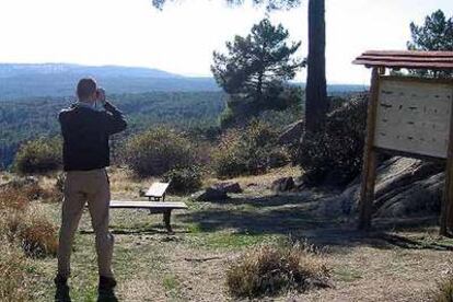 Vista de la sierra en Las Navas del Marqués (Ávila).