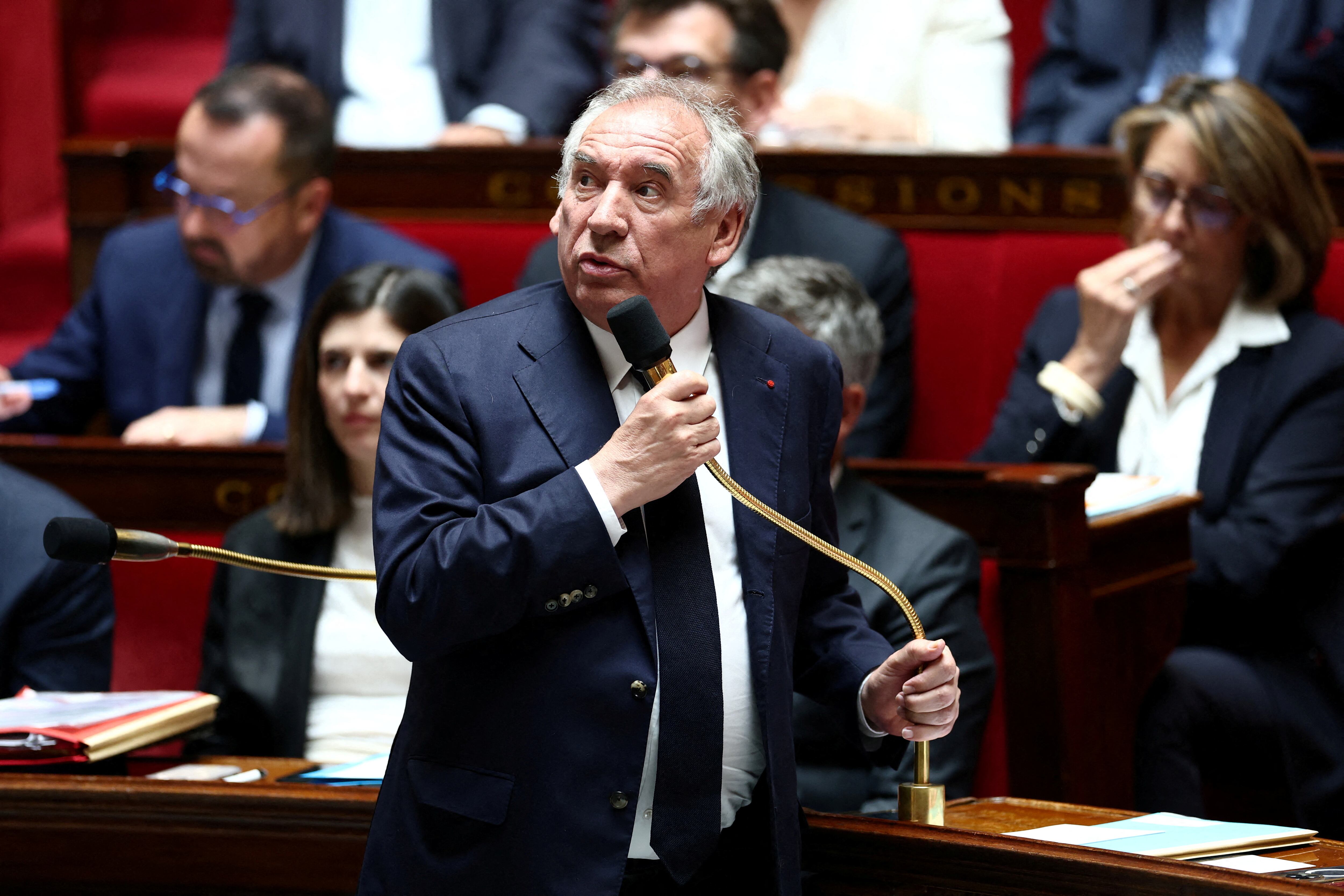 El primer ministro, François Bayrou, en la Asamblea Nacional el pasado 10 de junio.