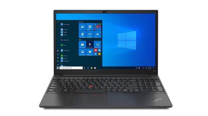 Vista en detalle del portátil Lenovo ThinkPad E15 Gen 4.