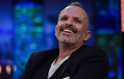 Miguel Bosé, en un programa de televisión en octubre de 2016.