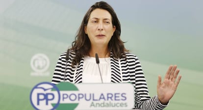 La secretaria general del PP andaluz, Dolores L&oacute;pez.