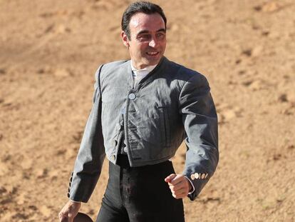 El torero Enrique Ponce, en Povedilla, Albacete, en octubre.