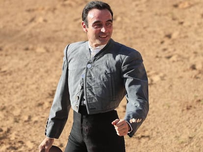 El torero Enrique Ponce, en Povedilla, Albacete, en octubre.