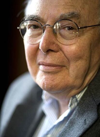 Herbert Lottman, fotografiado ayer en Barcelona.