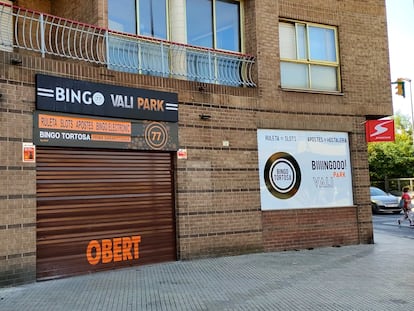 El bingo de Tortosa donde un grupo de hombres asesinó a una trabajadora el 19 de septiembre de 2022.