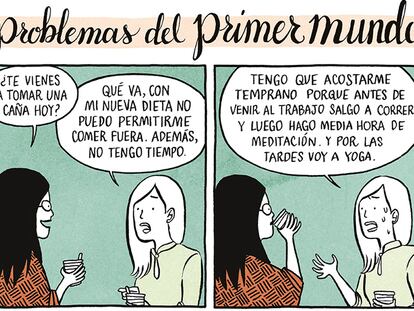 No hay tiempo ni para una caña