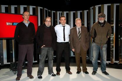 Los cinco directores de BTV.