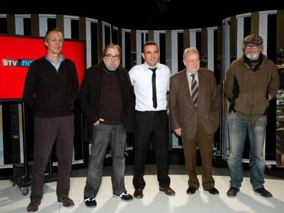 Los cinco directores de BTV. 