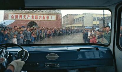 La primera vez en 30 años que este pueblo interior de China veía un occidental.