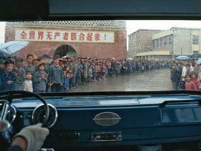 La primera vez en 30 años que este pueblo interior de China veía un occidental.