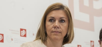 La secretaria general del PP, María Dolores De Cospedal.