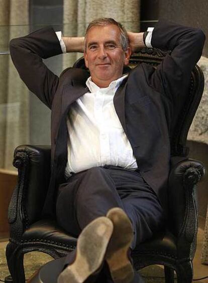 Robert Harris, en un hotel de Madrid.