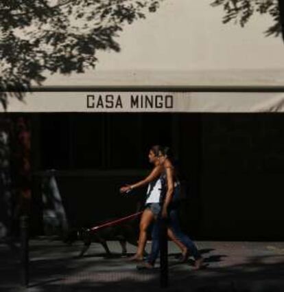 El restaurante Casa Mingo, en Madrid.