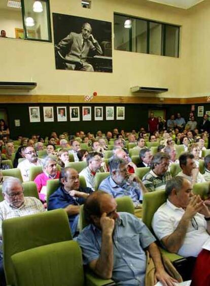 Reunión de militantes socialistas el pasado 2 de junio.