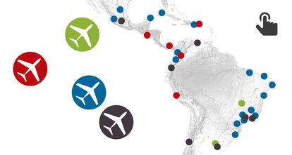 Las cifras de crecimiento del sector aéreo latinoamericano