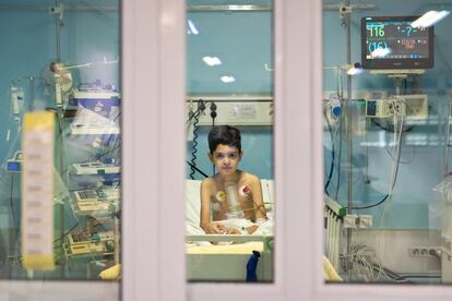 Aproximadamente 25.000 personas en Irán se encuentran en lista de espera para donantes de órganos. Según las estadísticas oficiales, se realizaron casi 1.000 trasplantes en 2018. Los dramas ocultos detrás de estos números suelen pasar inadvertidos para el público. Una de estas historias, en las que se encuentran la belleza y el dolor juntos, ha sido capturada por el fotógrafo iraní Hamed Malekpour. Es la de Sajjad Darwishali, un niño de nueve años que resultó herido de muerte tras ser atropellado en la calle en su ciudad natal. Tras ser declarado con muerte cerebral, su familia decidió donar tanto su corazón e hígado, la córnea de sus ojos y sus riñones a personas en extrema necesidad. El corazón de Sajjad se trasplantó con éxito a un niño de diez años en Teherán que sufré una enfermedad arterial mortal. Malekpour capturó el destino de dos niños y sus familias en imágenes de gran dolor y alivio, a un tiempo.