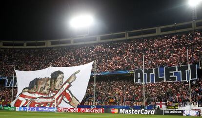 Imagen del Calderón antes del partido