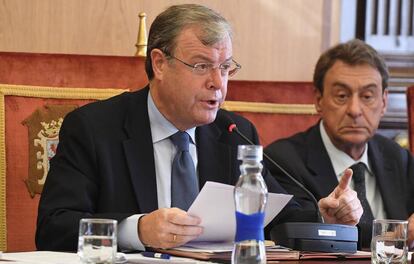 El alcalde de León, Antonio Silván, este martes en el Ayuntamiento.