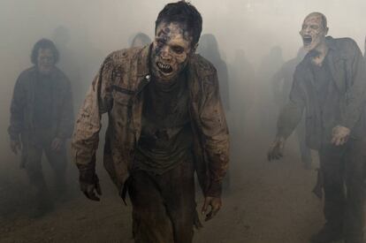 Escena de la séptima temporada de 'The Walking Dead'.