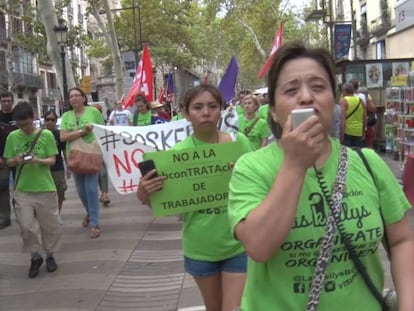 Una imagen del documental de Georgina Cisquella 'Hotel Explotación: Las Kellys' (2018).