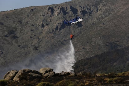 Un incendio forestal que ha comenzado poco antes de los dos de la tarde de este domingo está afectando al Parque Nacional de la Sierra de Guadarrama, en concreto en el puerto de La Morcuera, entre Rascafría y el municipio madrileño de Miraflores de la Sierra.