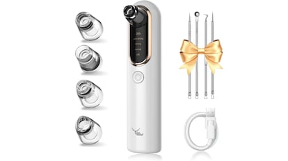 El succionador de poros Yccu limpia en profundidad de una forma poco invasiva, y dispone de varios niveles de intensidad.