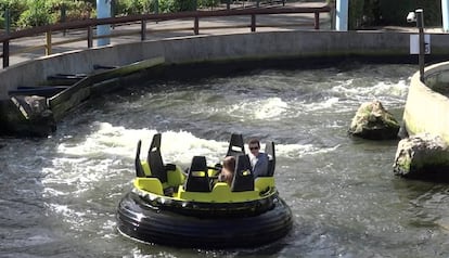 La atracción Splash Canyon.